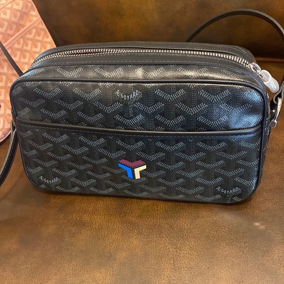 RARE GOYARD CAP VERT JET BLACK LIMITED EDITION WITH RED INTERIOR - Picture 5 of 17